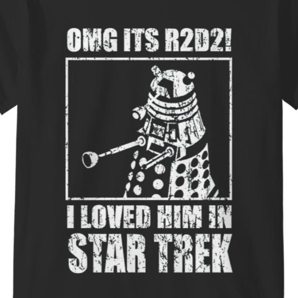 Omg Its R2-D2 Funny Dalek Geek Sci-Fi Crossover S… - image 2